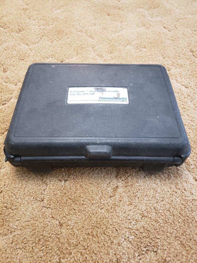 THOMAS BETTS WD-26P E-Z-CODER WIRE MARKER PRINTER