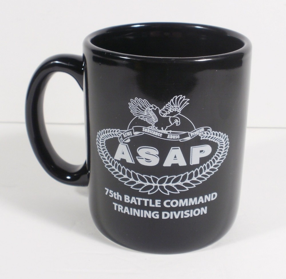 Vintage coffee mug US Army 75th Battle Command Training Division