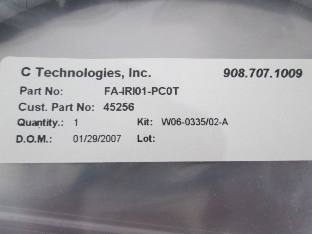 C Technologies, Inc., FA-IR01-PC0T, Cable, Used