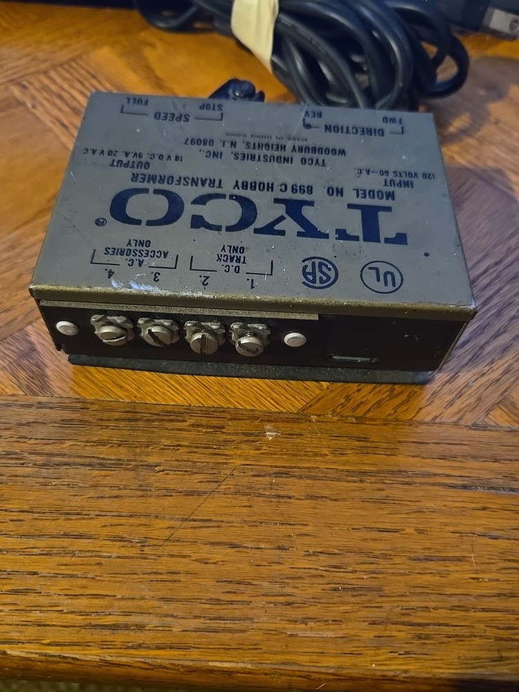 Tyco Hobby Train Transformer Model NO 899 C