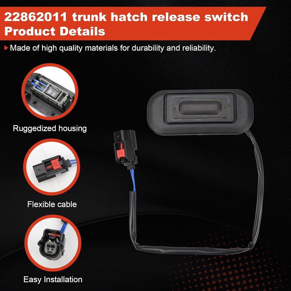 Trunk Hatch Release Switch Compatible with Terrain Equinox 2010-2017 Replace Rea