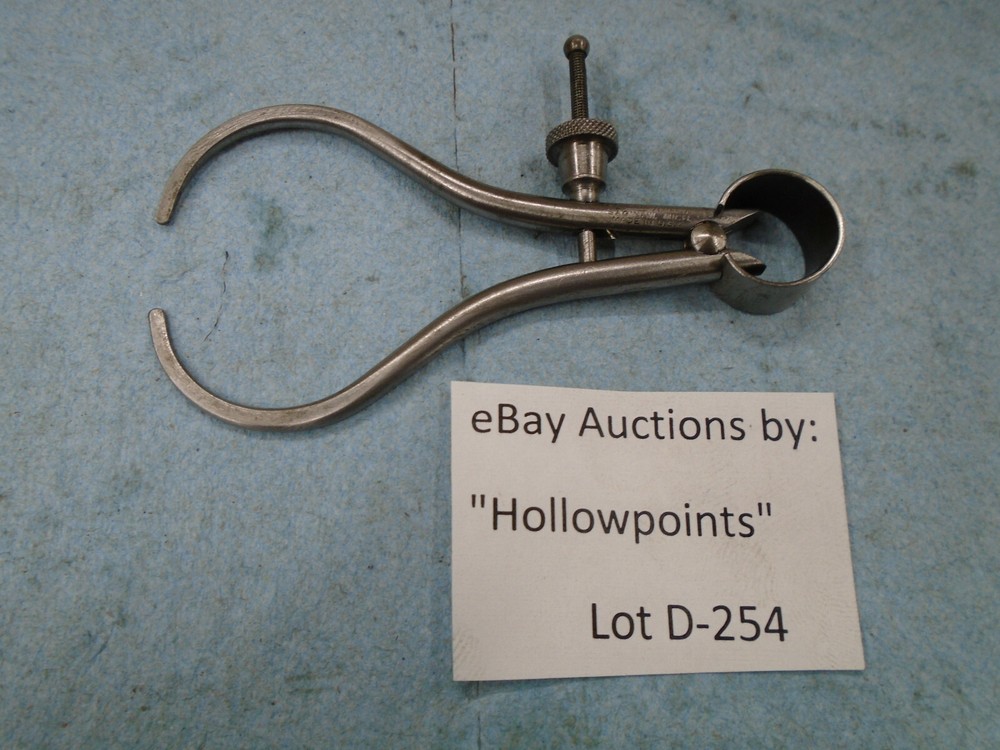 Lufkin 141 ToolMakers 3" Outside Caliper Solid Nut Round Leg for Machinist D254