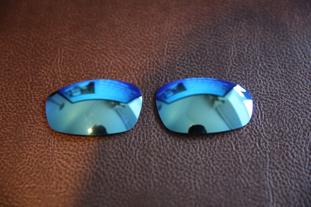 PolarLens POLARIZED Ice Blue Replacement Lens for-Oakley Split Jacket sunglasses