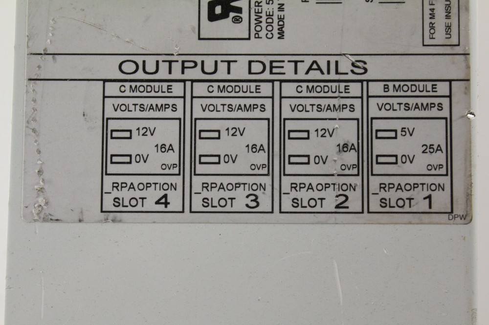 J40033 LAMBDA Alpha 600W Modular Power Supply