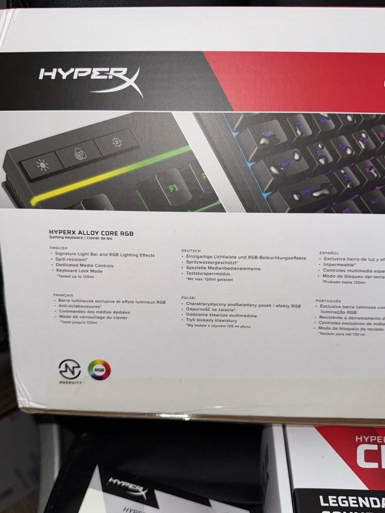HyperX Gaming Bundle Cloud III Wireless Headset Alloy Core RGB Keyboard Pulsefir