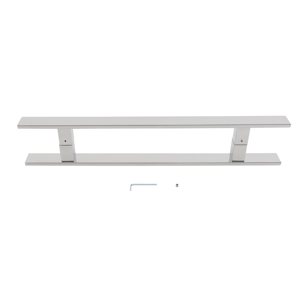 Stainless Steel Double Sided Push Pull Door Handle, H-shaped Door Pull Handle