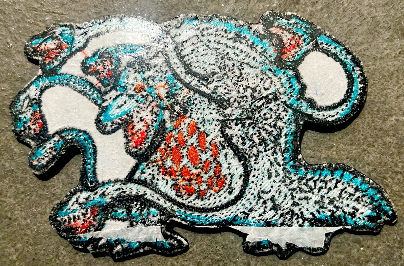 GODZILLA monster 4" BIOLLANTE embroidered figure Badge PATCH action Ghidorah