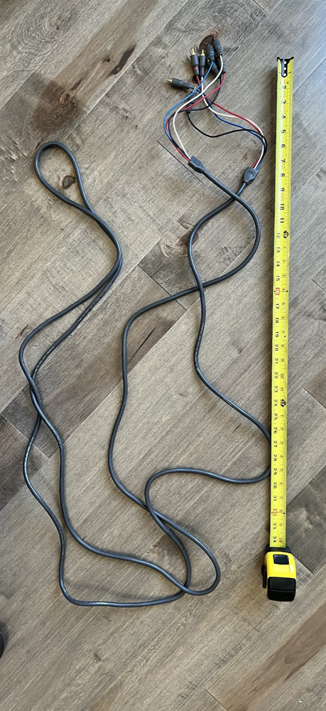 Tsunami RCA Audio Cables 4 Channel-RCA Double Shielded Audio Cables