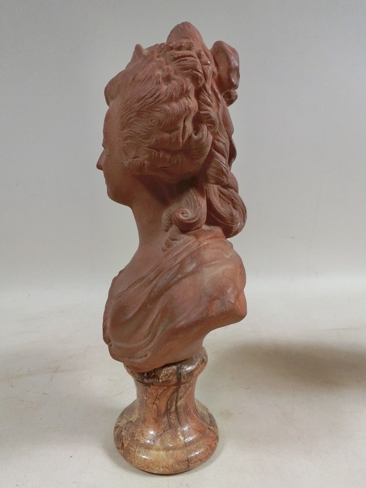 Pr Lg Louis XVI & Marie Antoinette Busts Faux Plinths French Grand Tour Interest