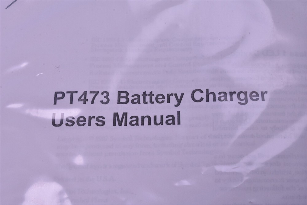 INTERMEC Barcode Scanners / Symbol Battery Charger Kit P/N: PT473