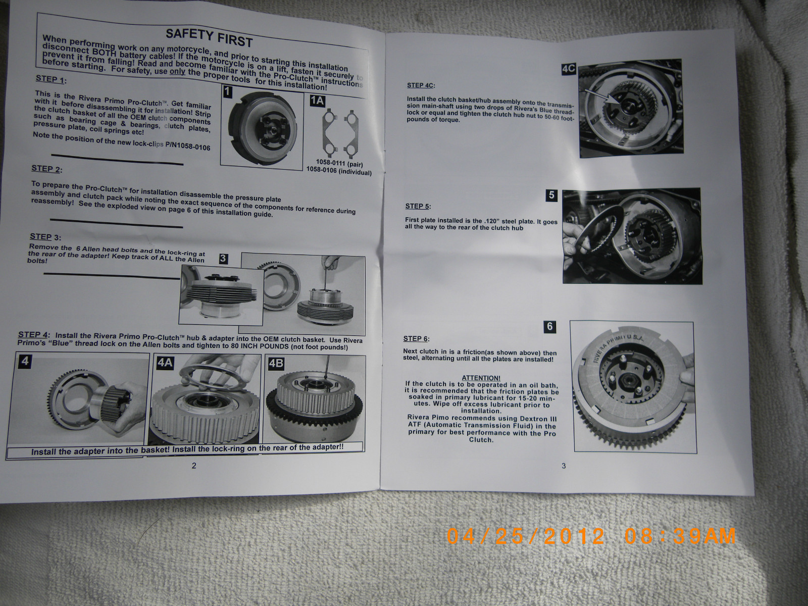 PRIMO Rivera PRO-CLUTCH for Harley 1936 to 1984 ***100% USA MADE! ships ASAP!