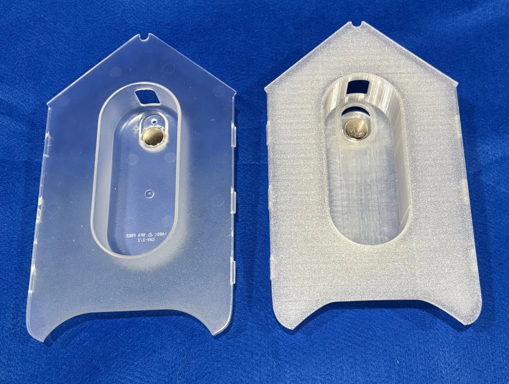 Translucent replacement camera housing. Compatible with the Bird Buddy Feeder