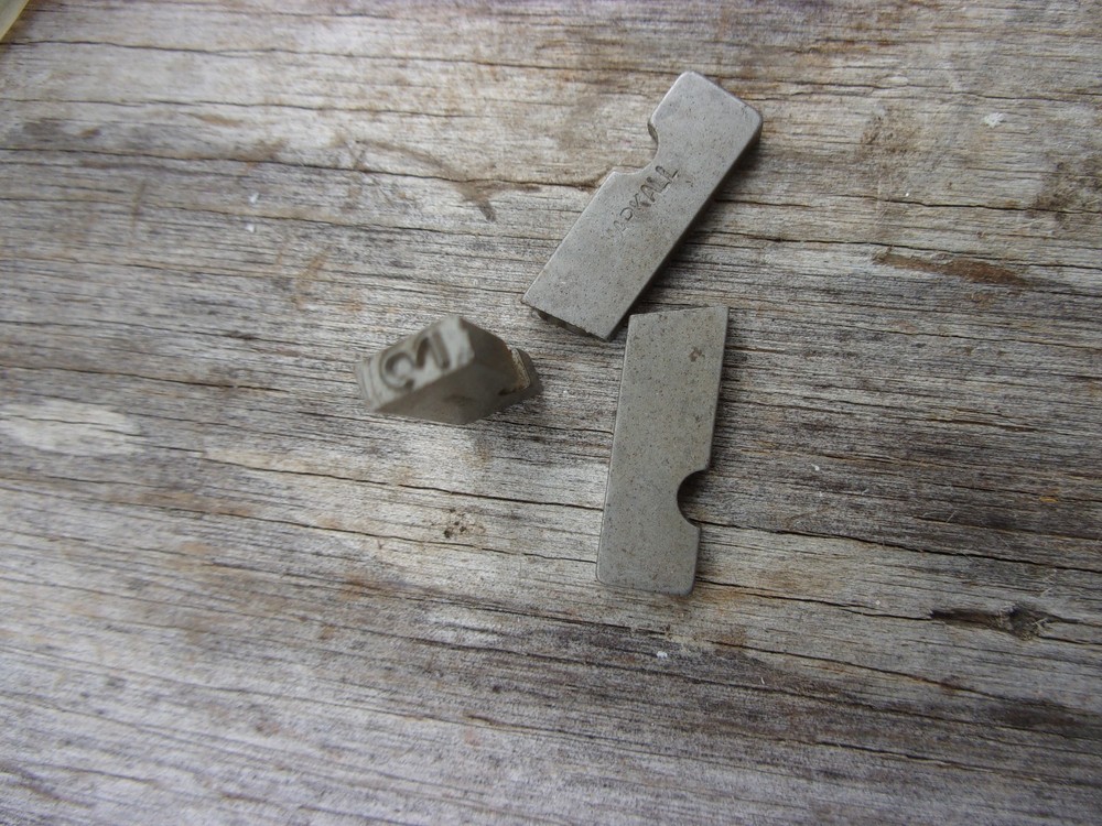 Figure "3" Schmidt Embossing Stamper Number Machine Nameplate Marking Tool Punch