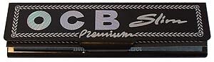 OCB Premium King Slim Rolling Papers + Tips (5 Booklets)