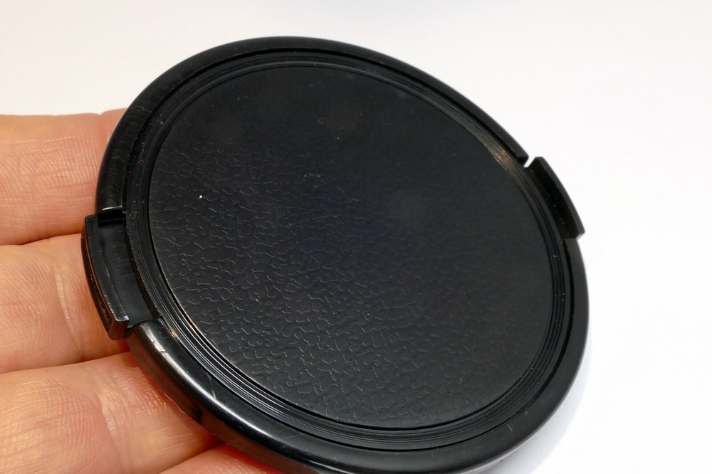 72mm snap on type Lens Front Cap black plastic