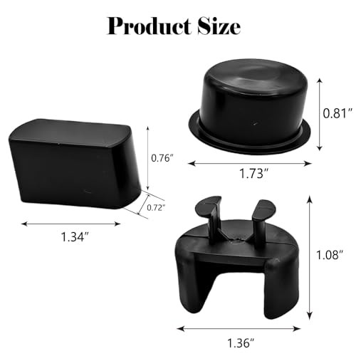 Tailgate Bushing Insert Parts, Tailgate Hinge Kit, Compatible with Most Pickup