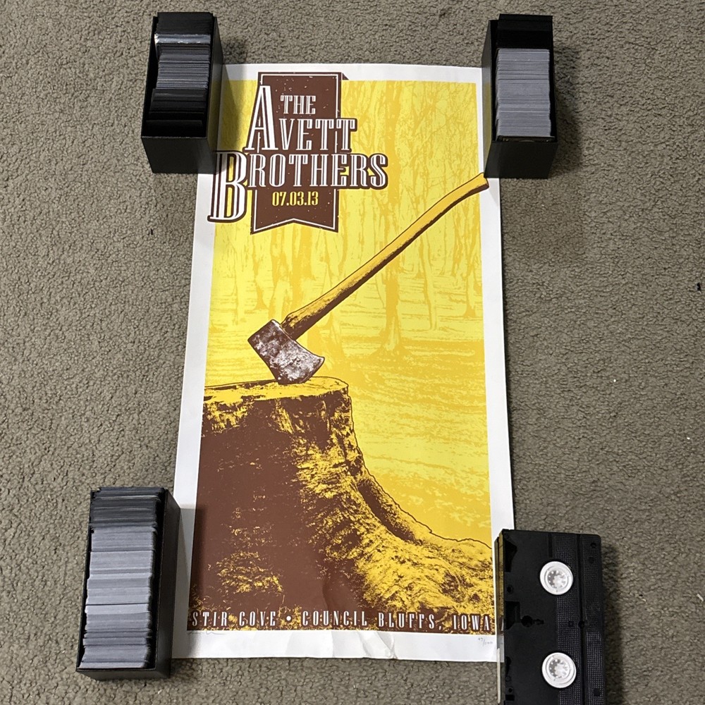 2013 The Avett Brothers 07.03.13 Stir Cove Council Bluffs, IA Poster!