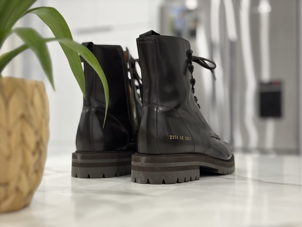 common projects Men’s combat Boot Brown Size 42