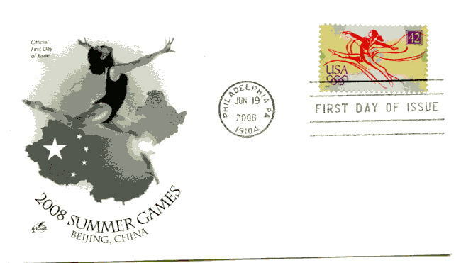 4334 42c Olympic Games  Artcraft  FDC