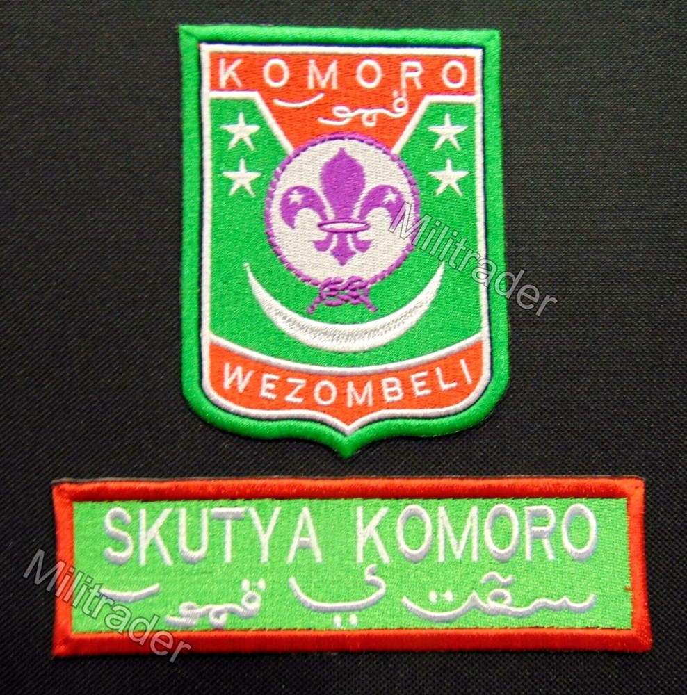 Comoros Comoron Komoro Boy Scouts Association Patch SALE!!