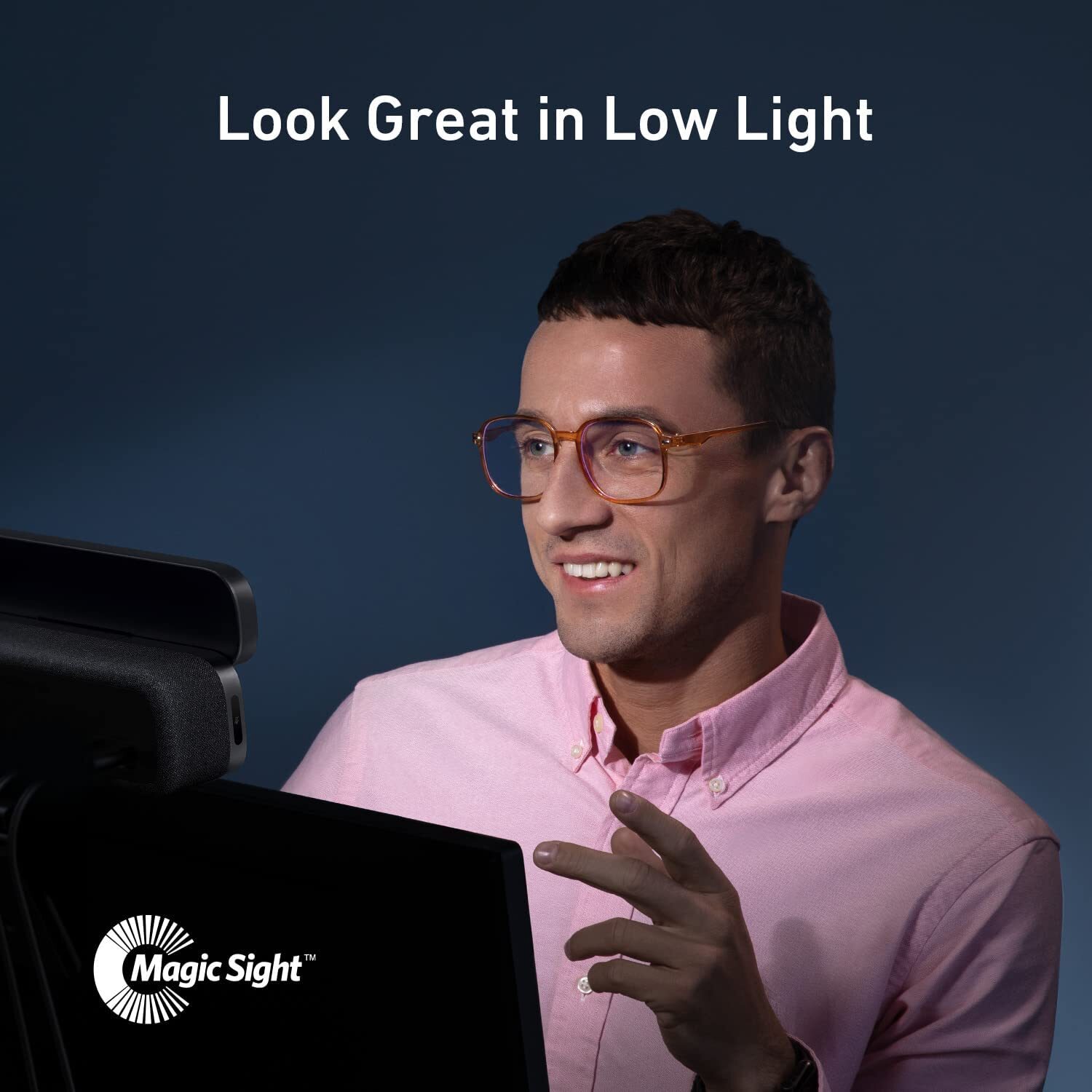 AnkerWork B600 Video Bar 2K Webcam AI Video Conference Camera Computer Cam 4-Mic