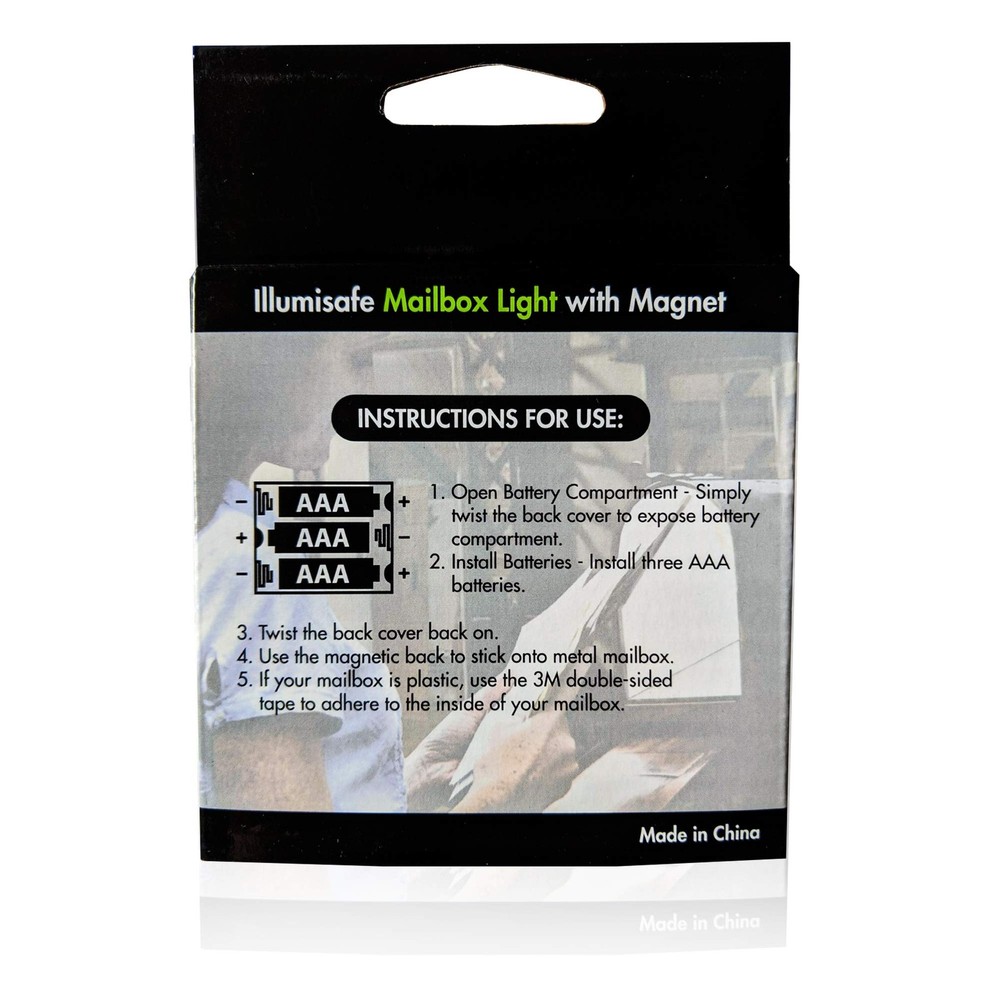 Motion Sensitive Mailbox LED Light - Portable Universal Magnetic Interior