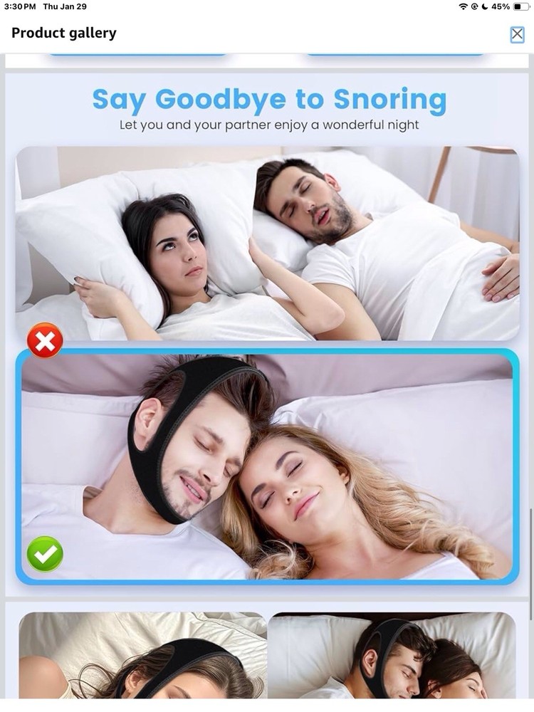 Chin Strap for Snoring