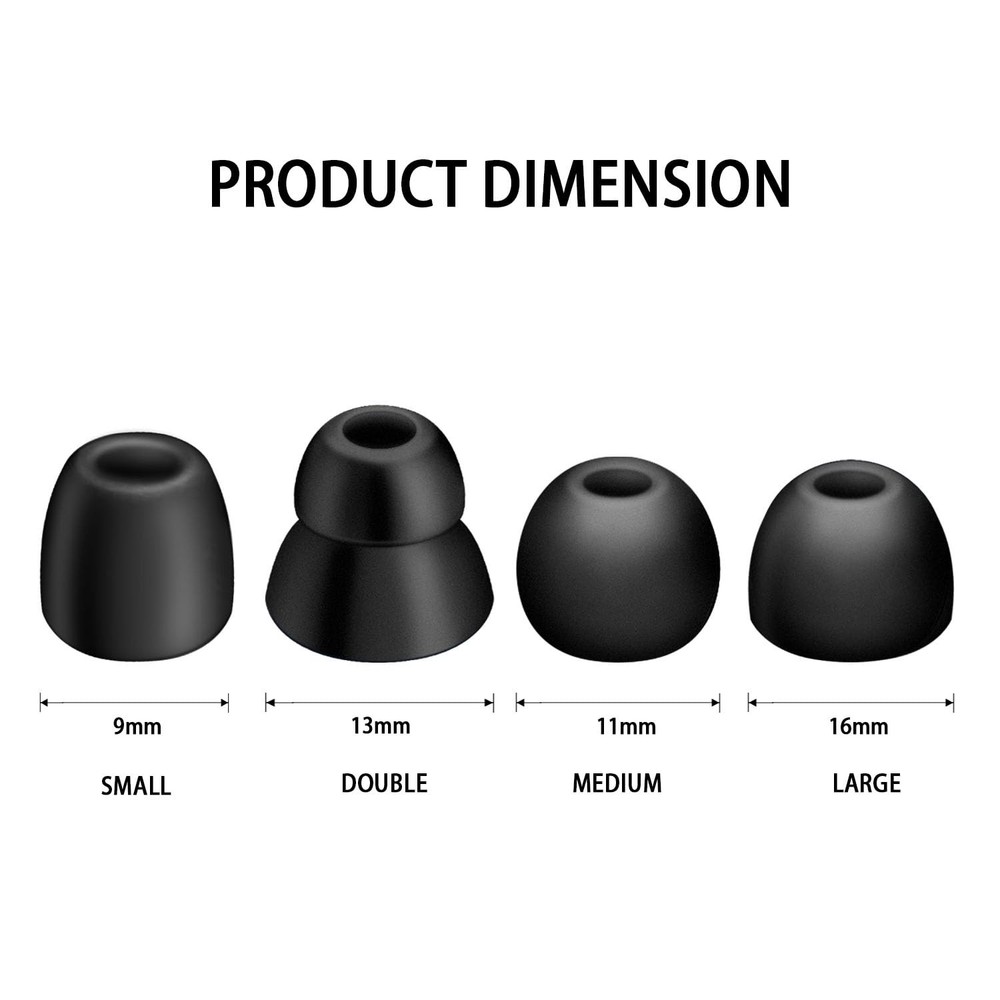 Replacement Eartips Compatible with Powerbeats Pro Wireless Earphone small