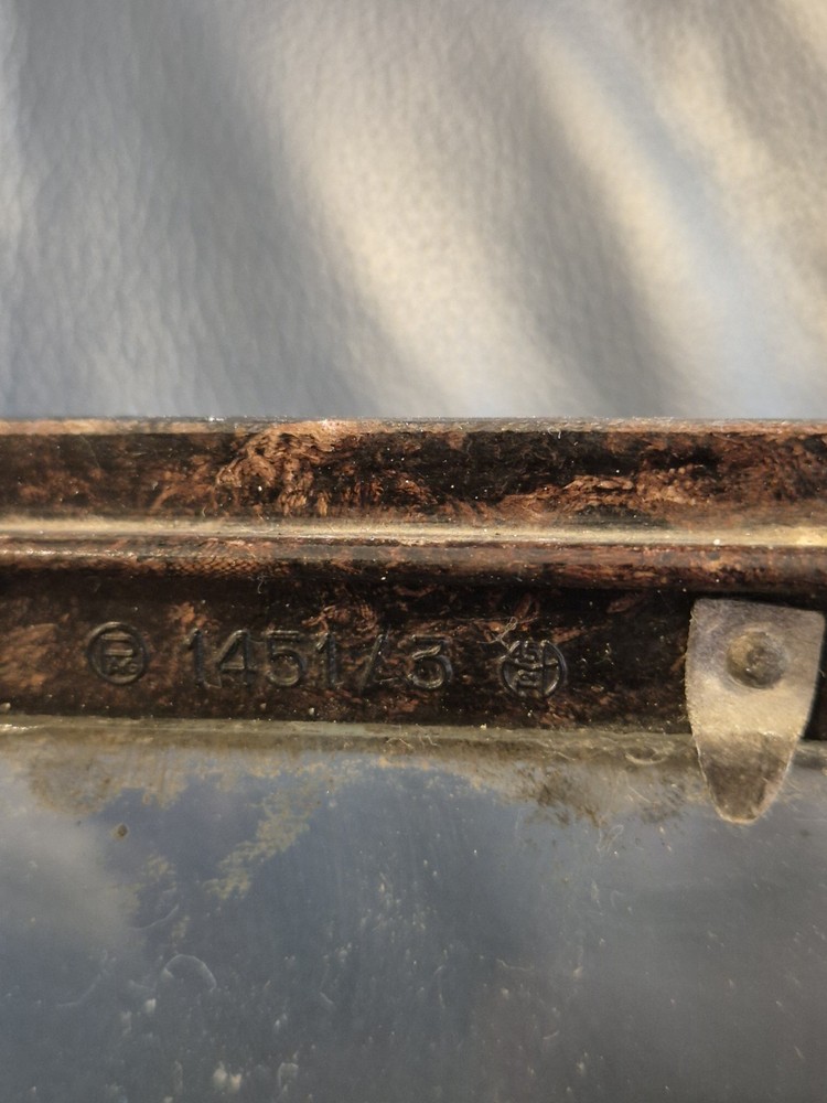 WW2 German Bakelite Lantern, good condition, with handle hook, stamps around