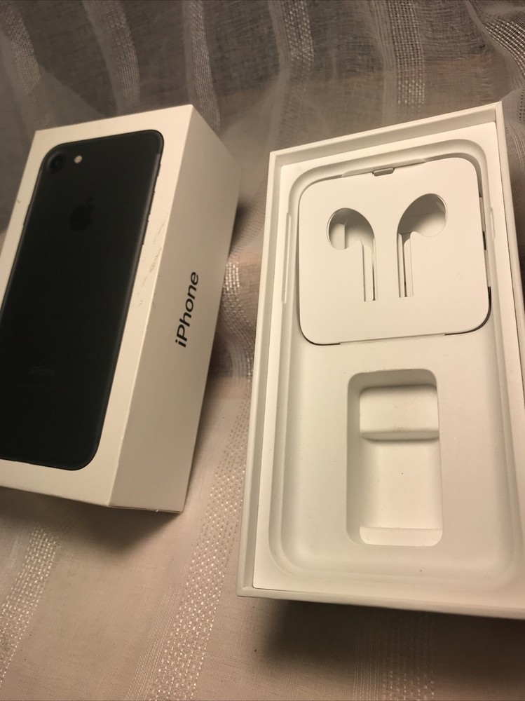 Apple iPhone BOX ONLY iPhone 7 Retail Packaging 256GB Original Inserts