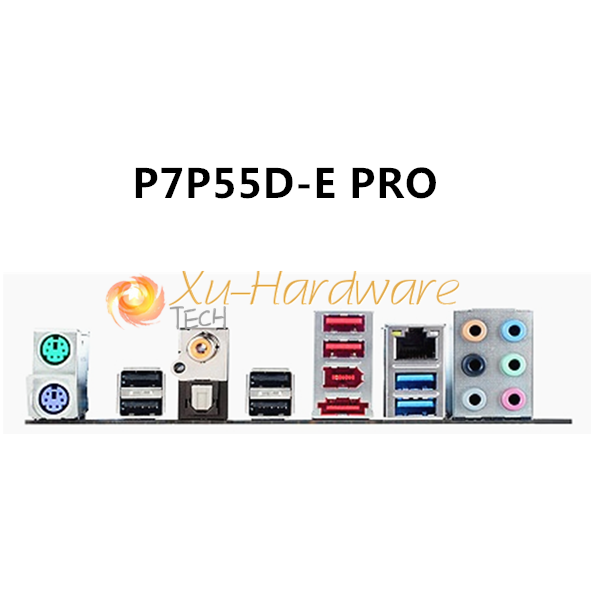 I/O SHIELD back plate BLENDE BRACKET for ASUS P7P55D-E PRO