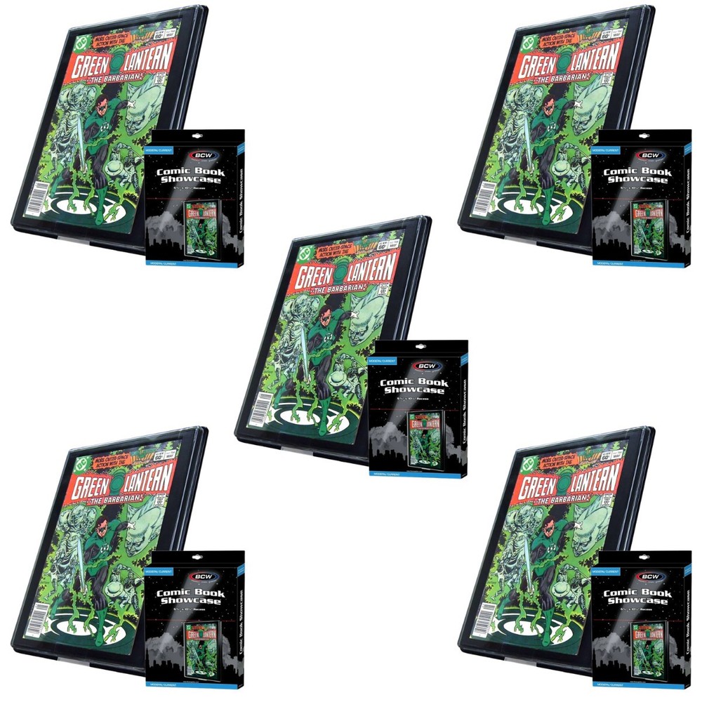 BCW Comic Book Showcase Holder Current Collectors Comics 5 Pieces