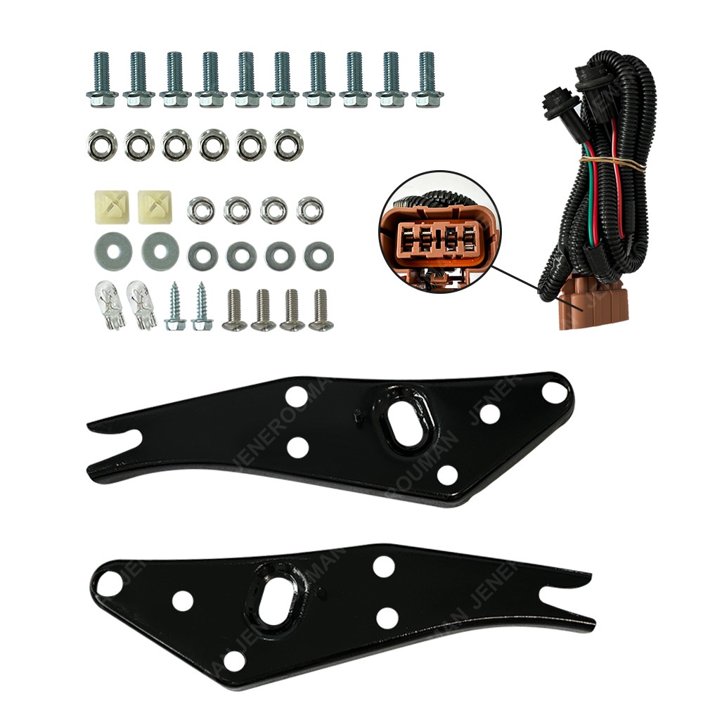 Chromed Rear Step Bumper Assembly Steel With Lights For 2005-2015 Toyota Tacoma