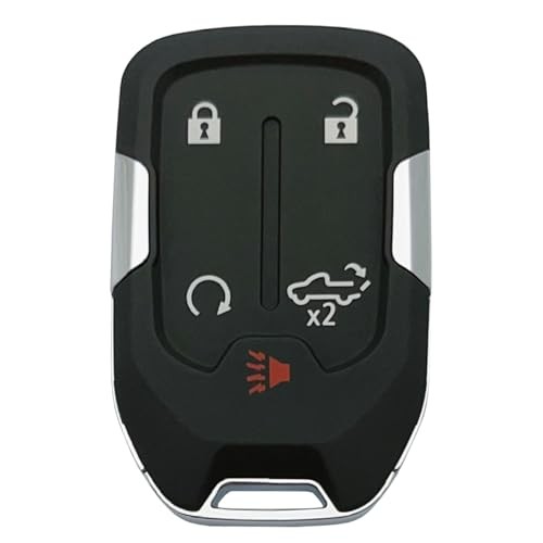 Replacement Key Fob Shell Case Fits for Chevy Silverado 2022 2021 5 button-b