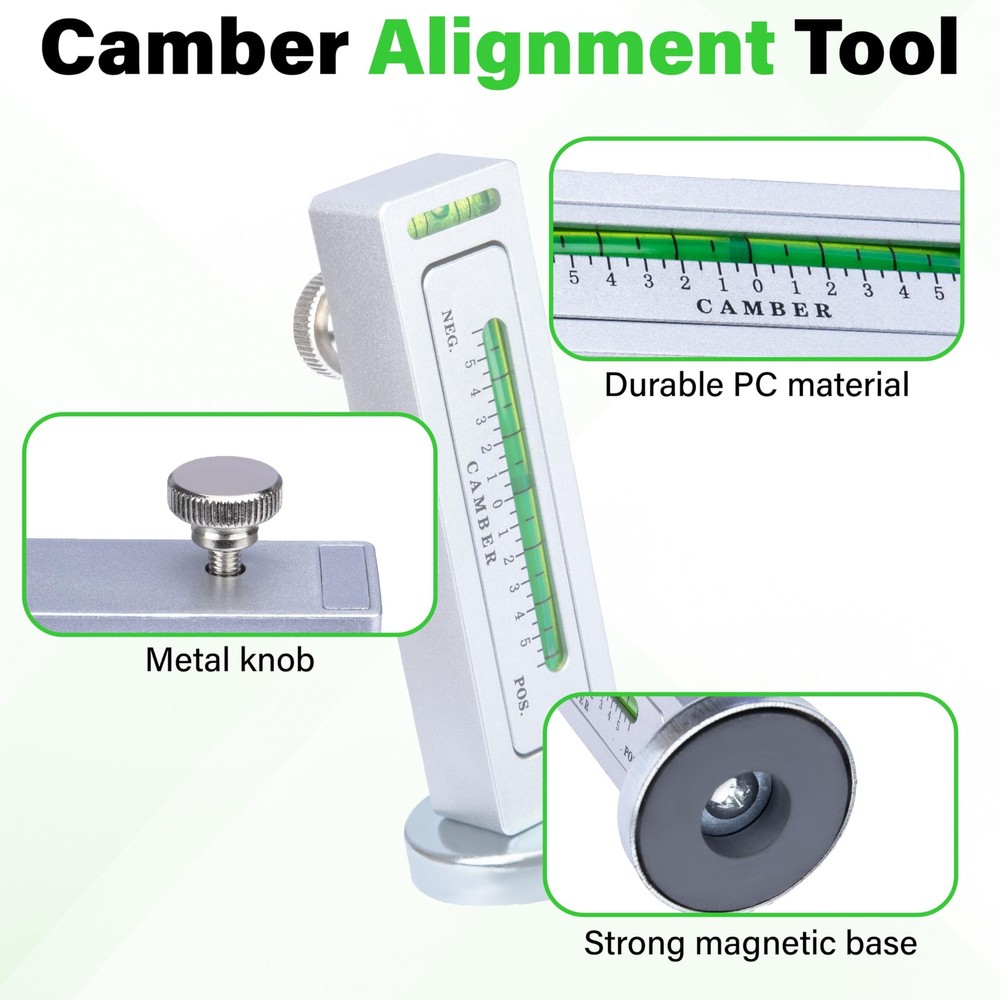 Wheel Alignment Tool Universal Adjustable Magnetic Gauge Tools Caster Camber