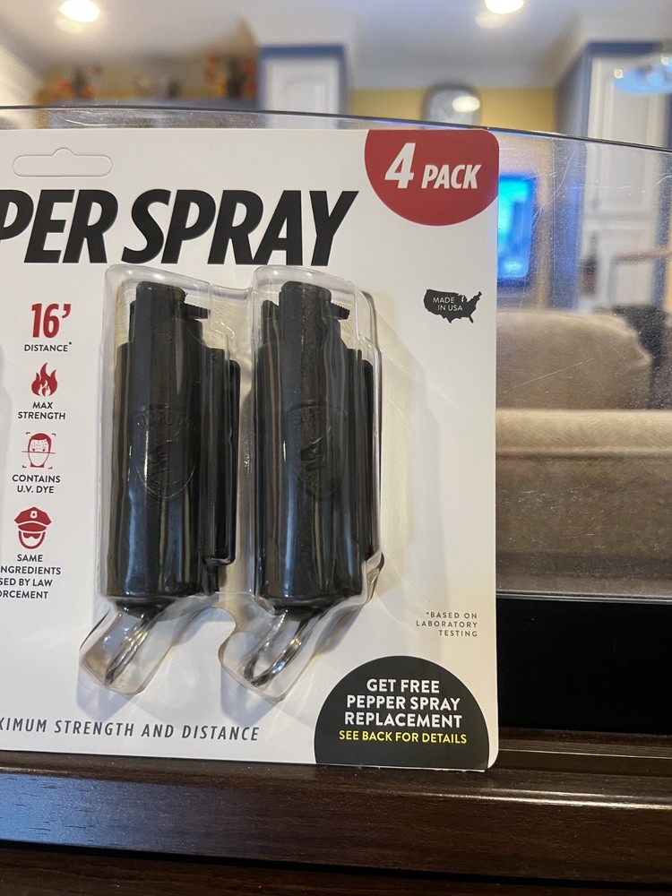NEW guard dog security pepper spray -4 Pack