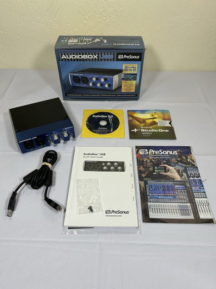 PreSonus AudioBox USB 2x2 Recording System MIDI Interface - USED