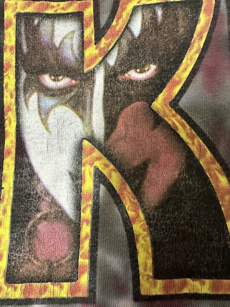 1996 KISS Army Tie Dye Long Sleeve T Shirt XL Authentic COTTON RARE