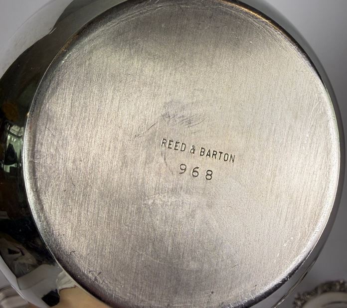 Vintage Reed & Barton silver-plated water pitcher