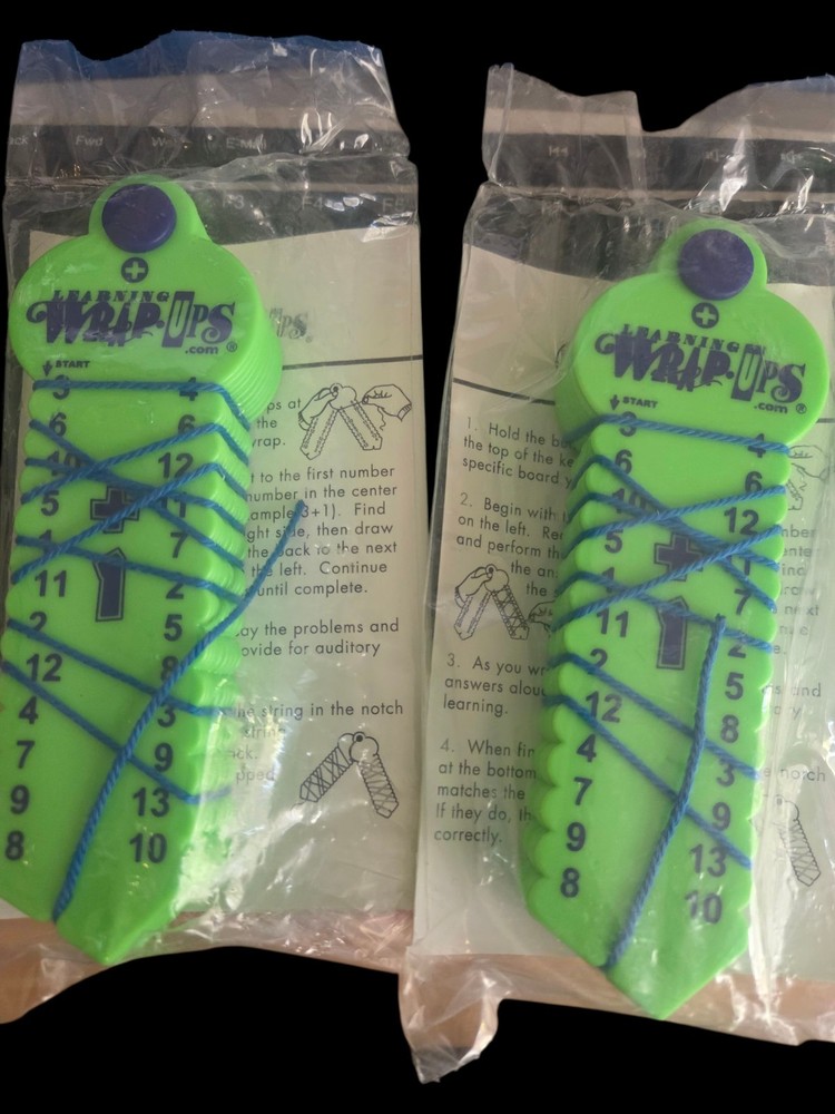 Learning Wrap-Ups Basic Math Addition (Set of 3 Wrap-Ups) -NEW-