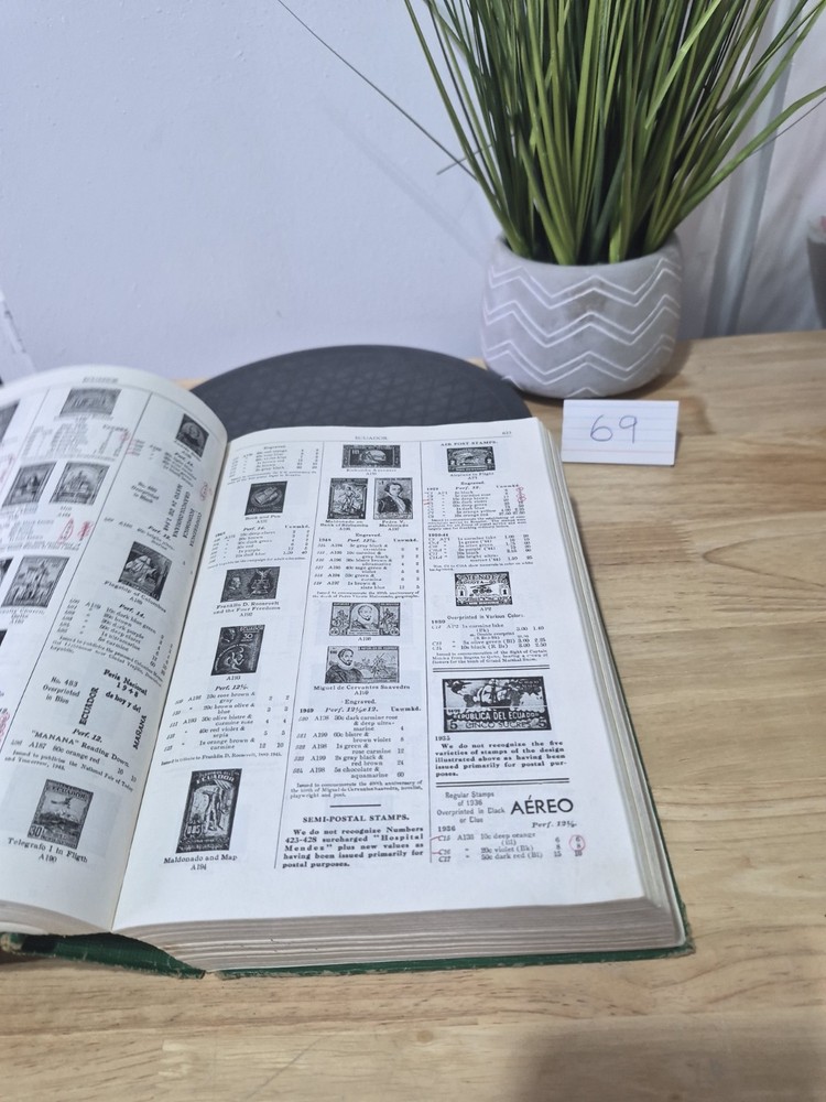 1950 Scott Standard Postage & Stamp Catalogue - Combined Edition Hardcover