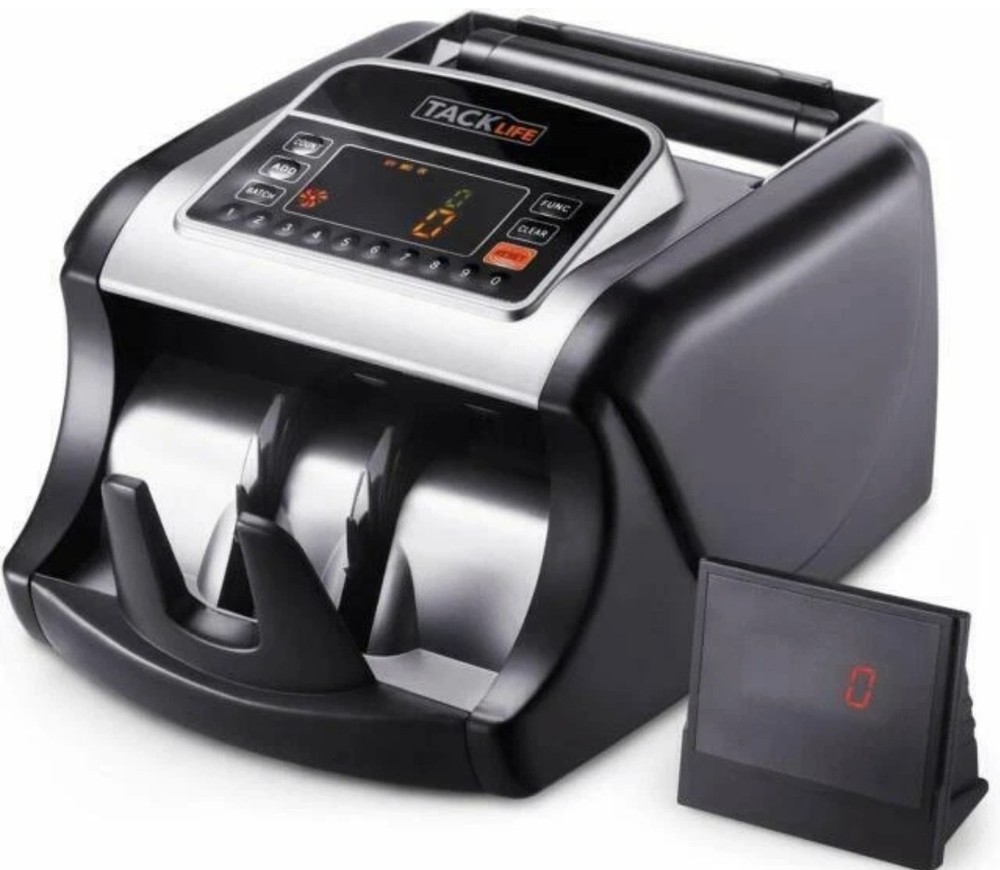 Tacklife MMC01 Electric Wired Bill Counter Batch Counting Add Function Portable