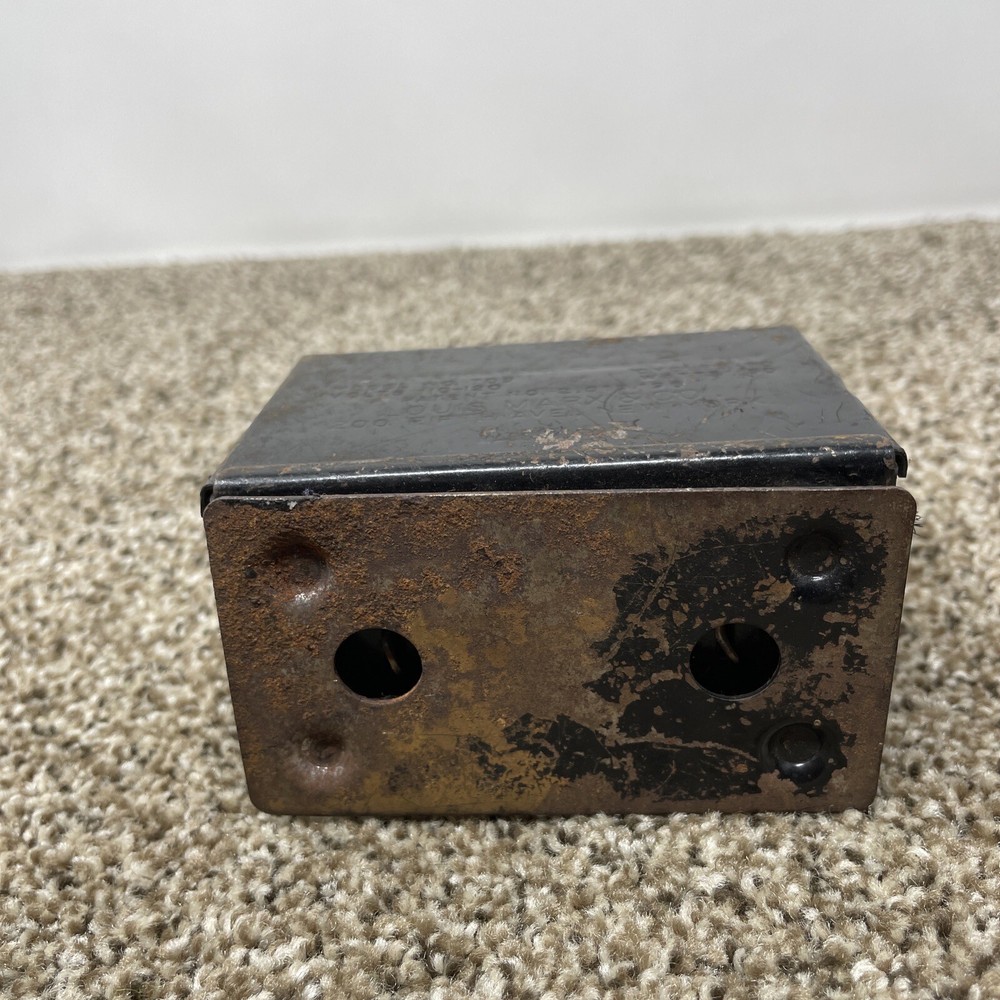 Marx Model 709 Transformer 110 V Black Vintage UNTESTED RUSTY!