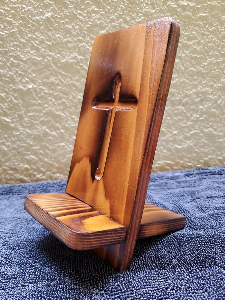 Custom Handmade 🧩 Solid Wood 🪵 Comic Book Display - Phone Holder - CGC Book🔥