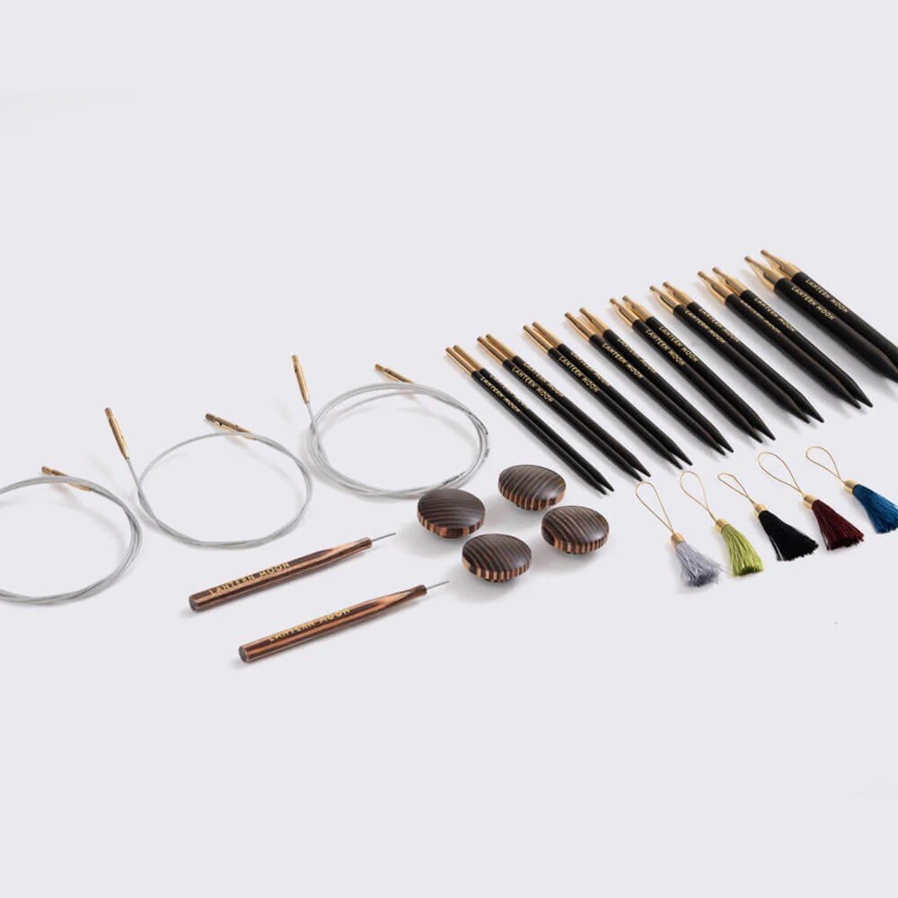 Lantern Moon 5" Glory Complete IC Needle Set by Knitter's Pride
