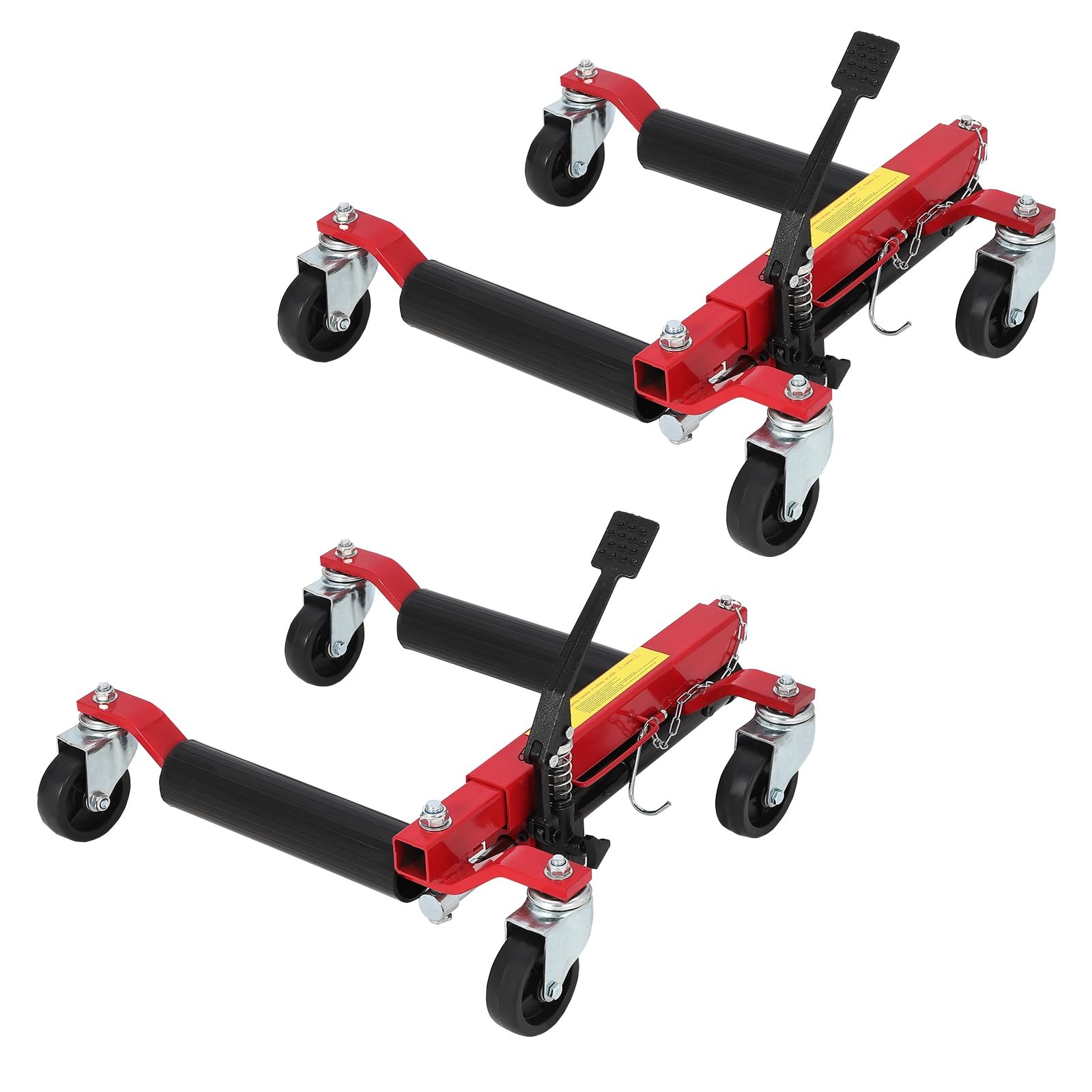 4 Set Car Wheel Dolly ,6000 Lbs Heavy Duty Hydraulic Vehicle Positioning Jacks