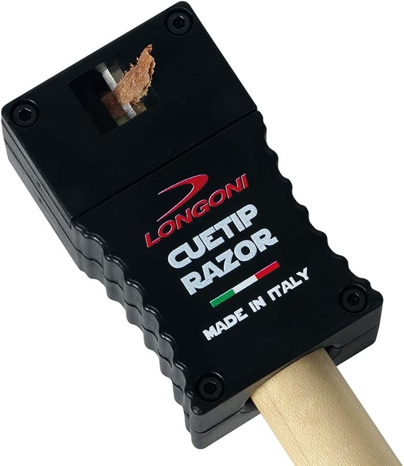 Billiard Pool Cue Tip Razor Edger Trimmer Shaper Scuffer