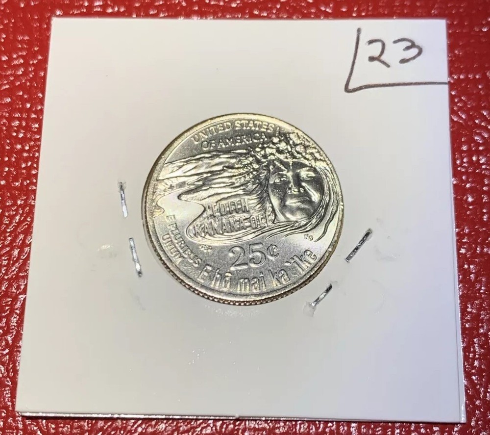 2023 P Edith Kanaka’Ole Quarter ERROR In God We Rust Uncirculated