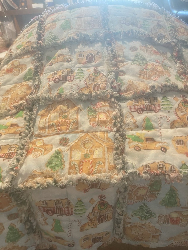 Gingerbread Rag Quilt