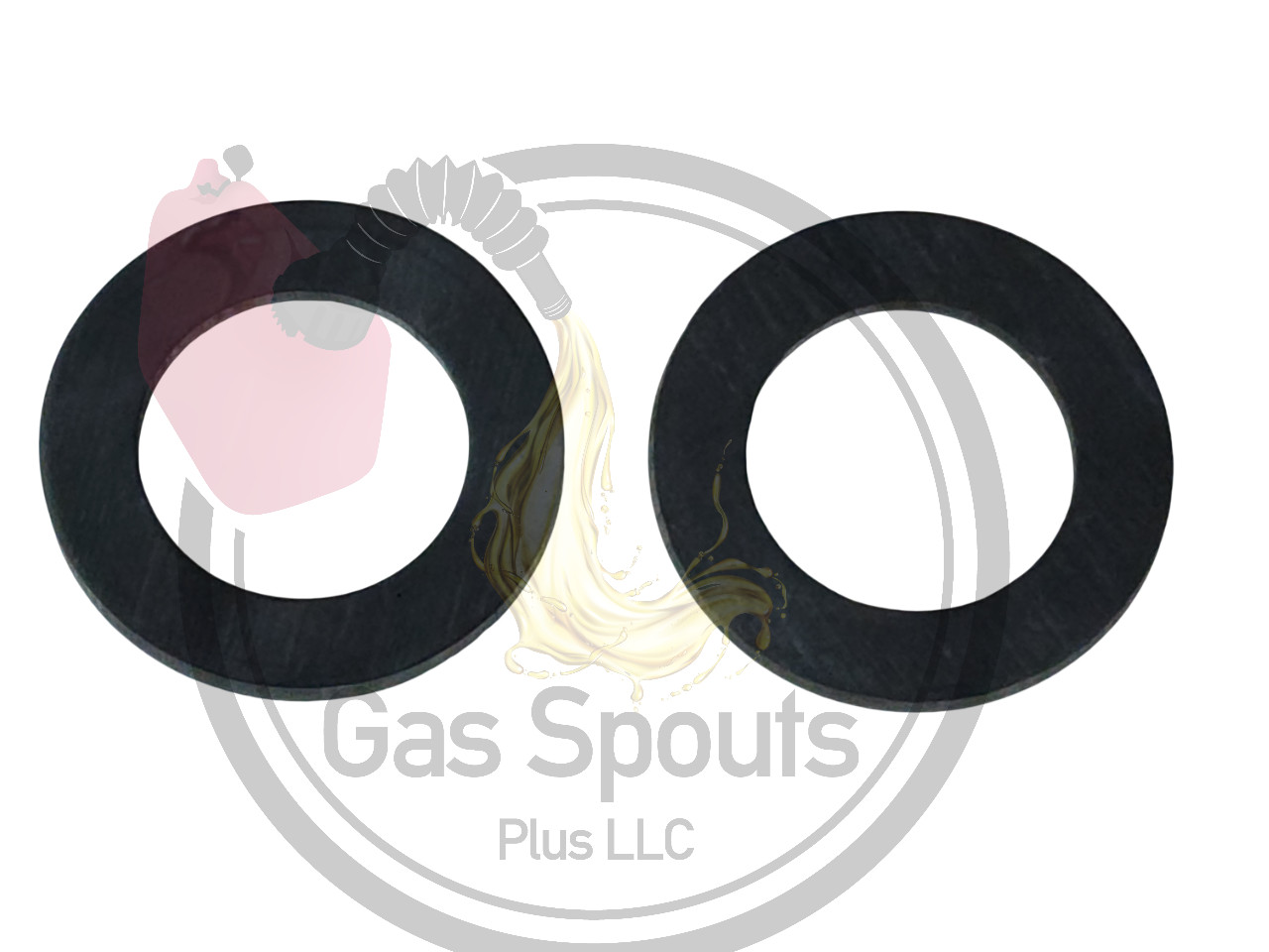 2-Pack Chilton Gas Spout Gaskets "STOP LEAKS" Glue it to spout FIX YOUR CAN MAN!